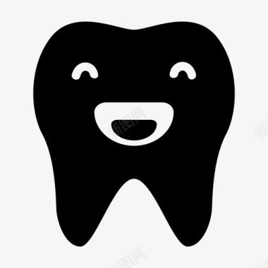 表情符号的方笑牙牙齿表情符号图标图标