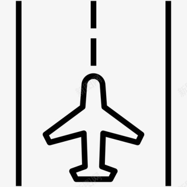 跑道飞机图标图标