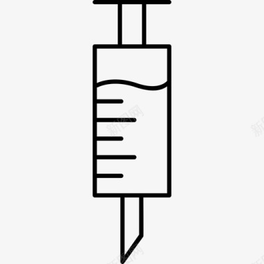 打疫苗注射静脉注射接种图标图标