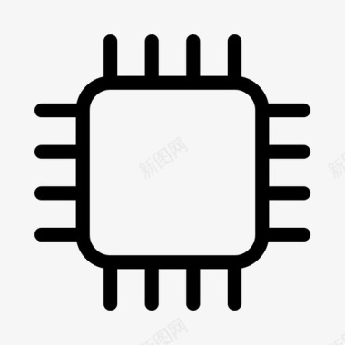 Intel芯片芯片技术媒体硬件ios优化图标图标