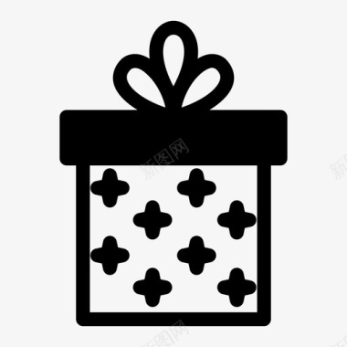 圣诞礼物礼品盒生日礼物圣诞礼物图标图标