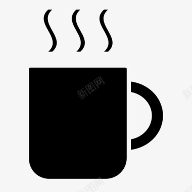 热饮热咖啡图标图标