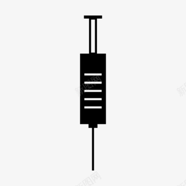医疗DNA图标注射医疗注射器图标图标
