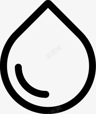 水滴血液湿度图标图标