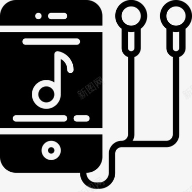 智能手机耳机iphone图标图标