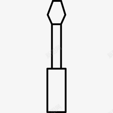 螺丝刀维修工具螺丝刀维修一字图标图标