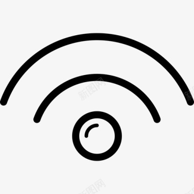 Wifi标志技术优雅的界面图标图标