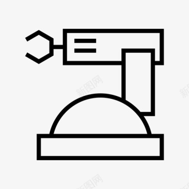 自动模式工业机器人自动化工业图标图标