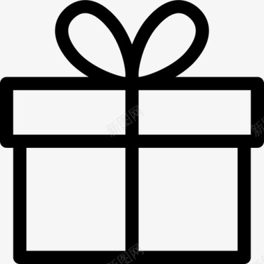 经济型小户型礼品奖金礼盒图标图标