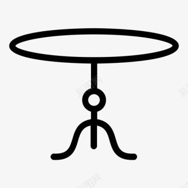 餐桌圆桌图标图标