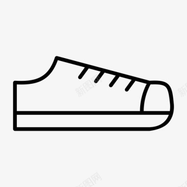 休闲鞋背景鞋鞋类休闲鞋图标图标