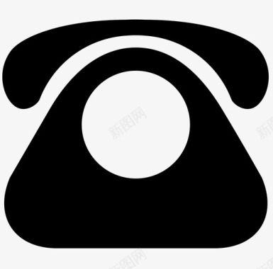 icon-老式电话图标