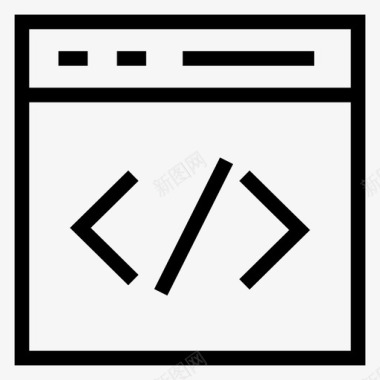 HTML5代码编码浏览器代码图标图标