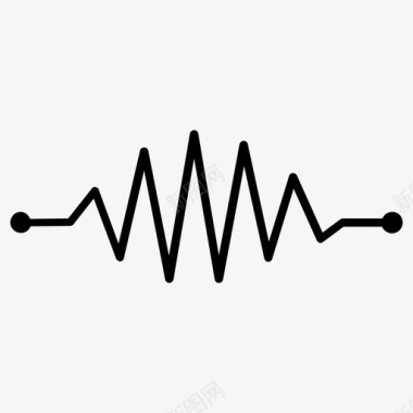 心跳音乐脉搏图标图标