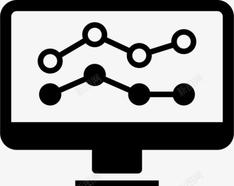 图形数据数据分析数字图形图标图标