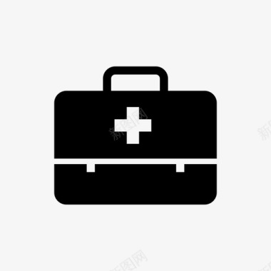 红十字医疗箱医院药品图标图标