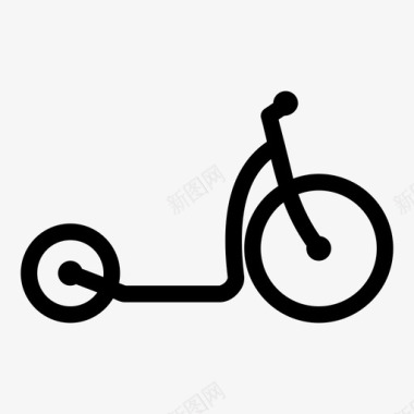 轮子滑板车自行车自行车手图标图标
