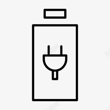 电池电池电源电池供电图标图标