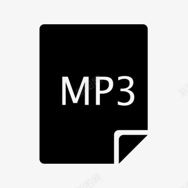 MP3矢量素材mp3图标