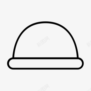 帽子衣服保暖的图标图标