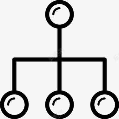 层次结构商务界面优雅图标图标