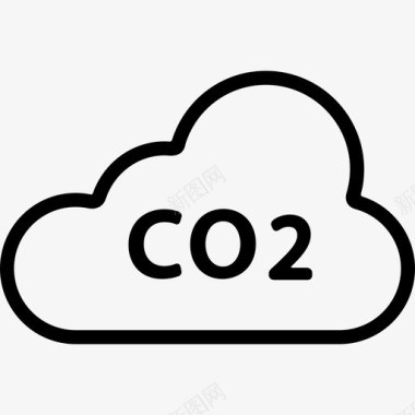 二氧化碳气体界面不良现象图标图标