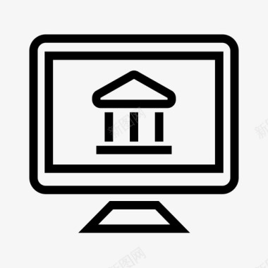 电子银行电脑银行信用卡图标图标