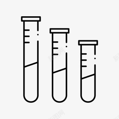 球形烧杯图标试管烧杯化学图标图标