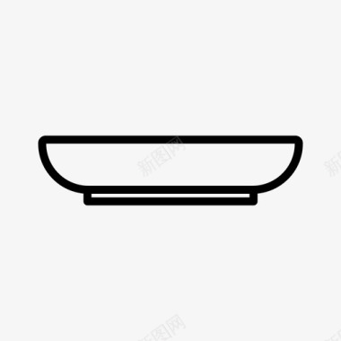 盘子食物厨房图标图标