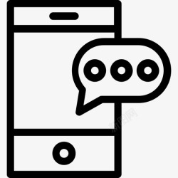 手机短信息彩信移动通信手机信息图标高清图片