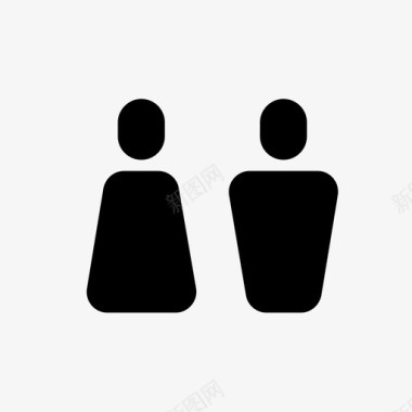 男女标志浴室标志图标图标