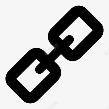 火焰数字1链附加连接图标图标