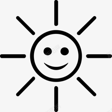 太阳笑脸图标图标