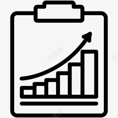 人事报表剪贴板图表分析数据图标图标