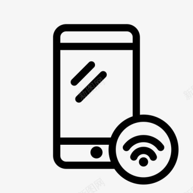 WiFi标志手机wifi手机网络图标图标