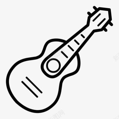 吉他古典乐器图标图标