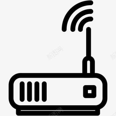 wifi互联网调制解调器互联网路由器图标图标