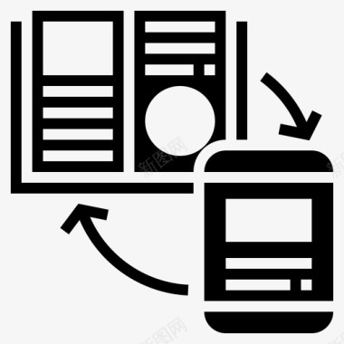 书籍封面智能手机书籍电子学习图标图标