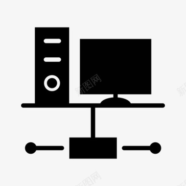 通信网络计算机以太网图标图标