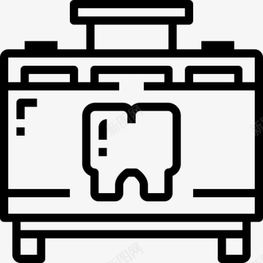 鲜包工具包包龋齿牙科图标图标