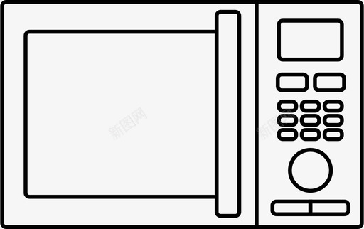 微波炉微波炉电器电子图标图标