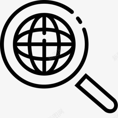 搜索世界风全球互联网图标图标