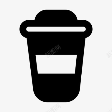 可爱咖啡杯咖啡杯饮料图标图标