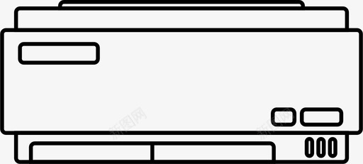 空调熊猫空调电器电子图标图标