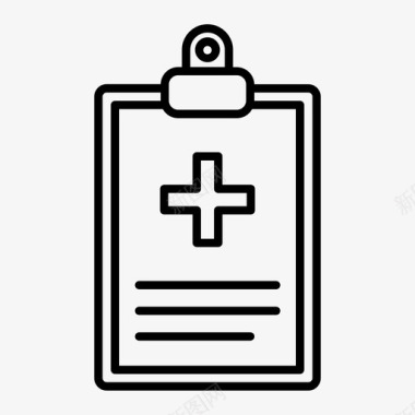 收据收据医疗健康医疗图标图标