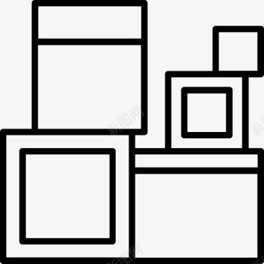 优质橱柜箱子橱柜家用工具花园图标图标