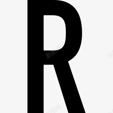 矢量字母A字母_r图标