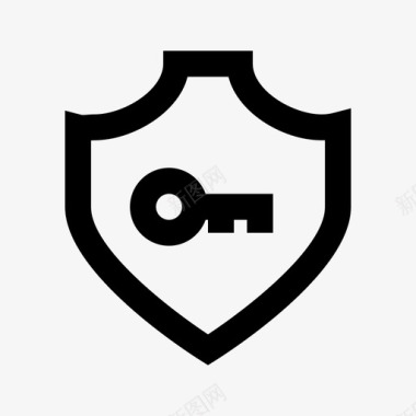 保护密钥保护安全图标图标