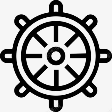 海上旅行邮轮航海图标图标