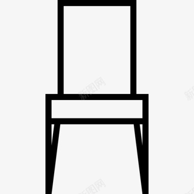 椅子家具复古图标图标